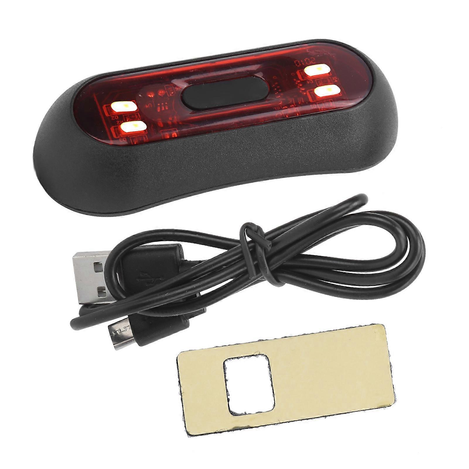 Tail Light LED IP67 Flashing Waterproof Highlight for Motorcycle Bicycle Helmet Accessory