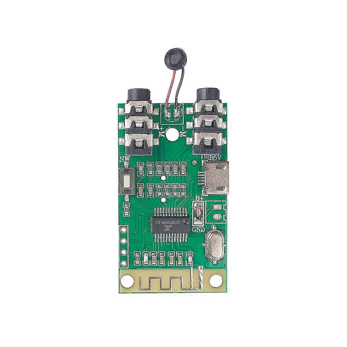 Bluetooth 4.2 Audio Transmitter Receiver Board Mp3 Decoding Wireless Sound Card Module