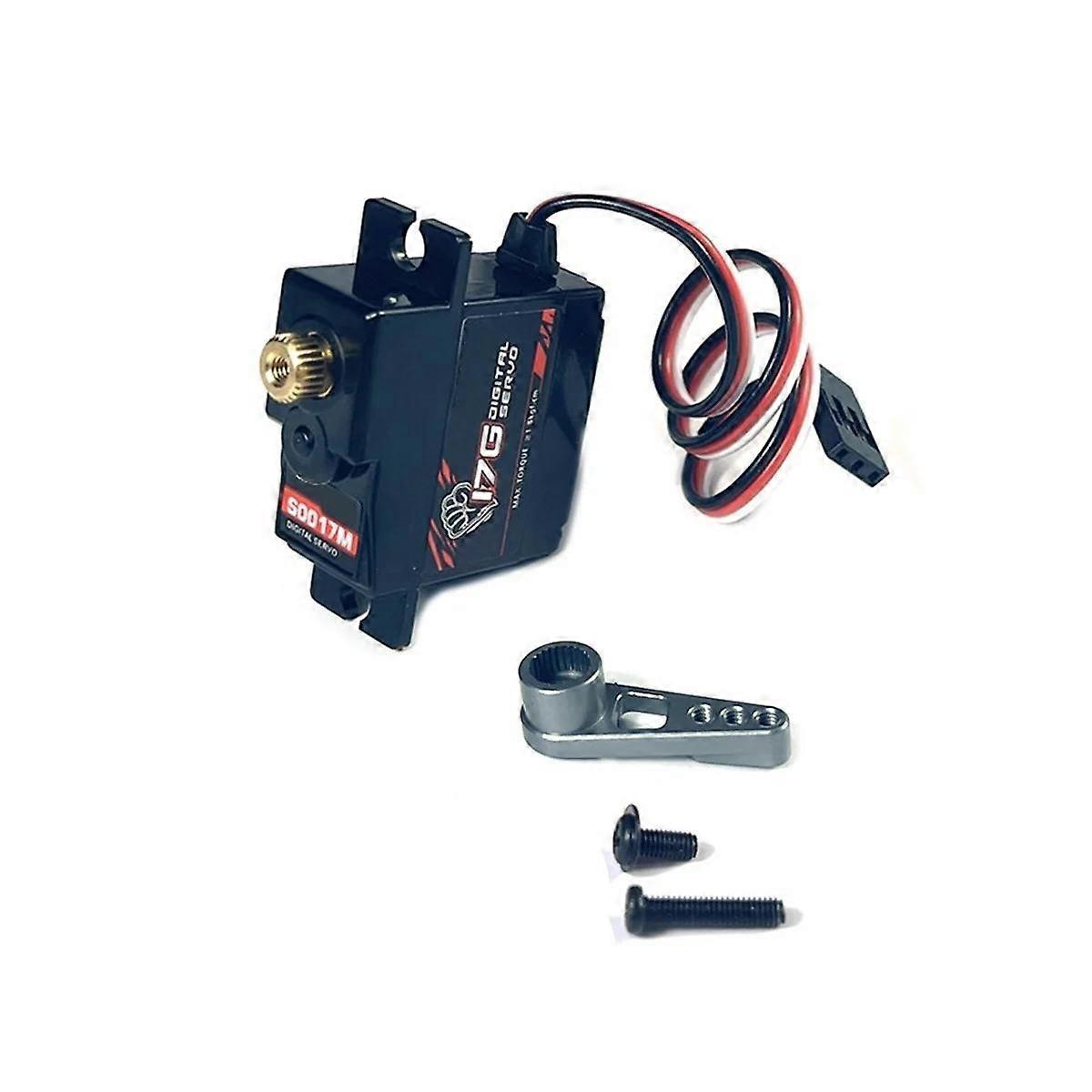 17G 35KG Metal Gear Digital Servo and Metal Servo Arm S0017M for WPL C14 C24 MN D90 MN99S RC Car Upgrade Parts 4