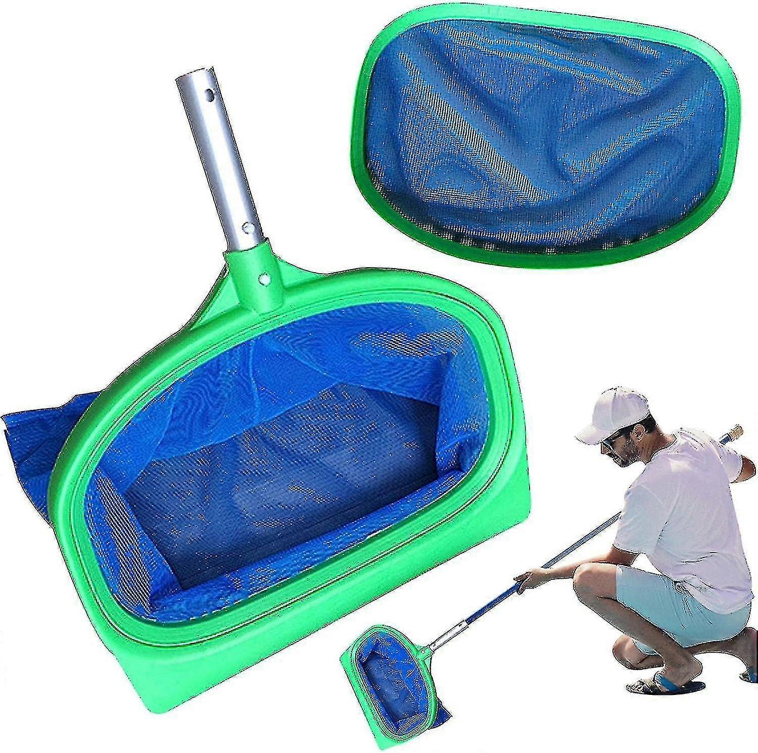 شبكة هبوط المسبح ، شبكة تجمع الكاشطة مع شبكة فائقة الدقة ، شبكة مقشدة حمام السباحة ، شبكة البركة ، لتنظيف المسبح