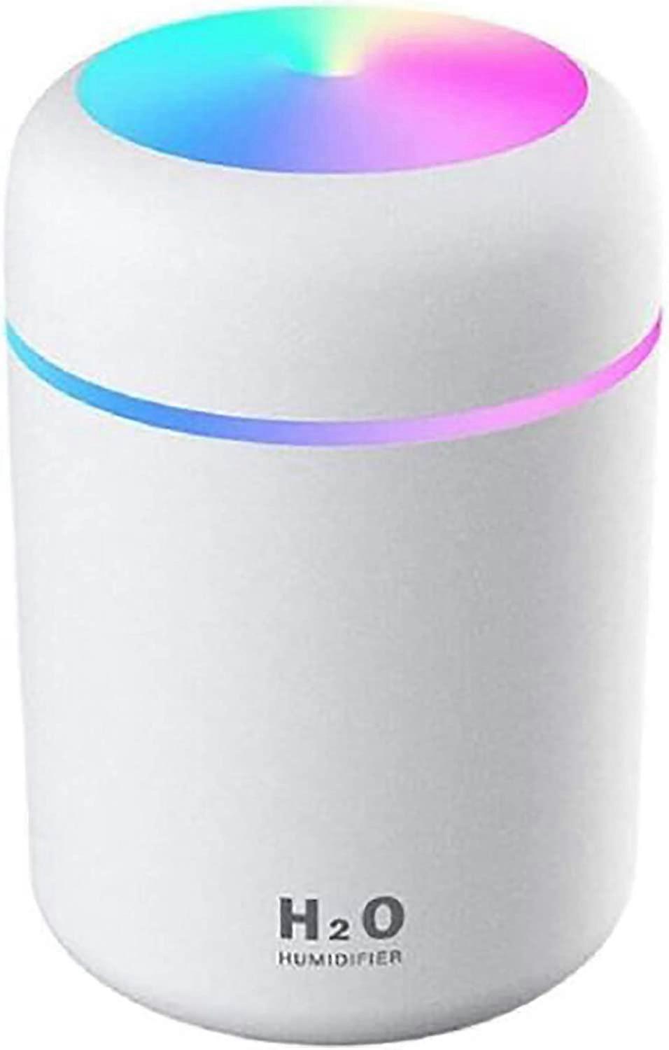 ZK-Mini Humidifier, Air Diffuser, Aroma Diffuser, Aroma Diffuser, Cool Mini Humidifier, USB Connection, 2 Mist Modes, Ultra Quiet, Auto Off, Relieves 