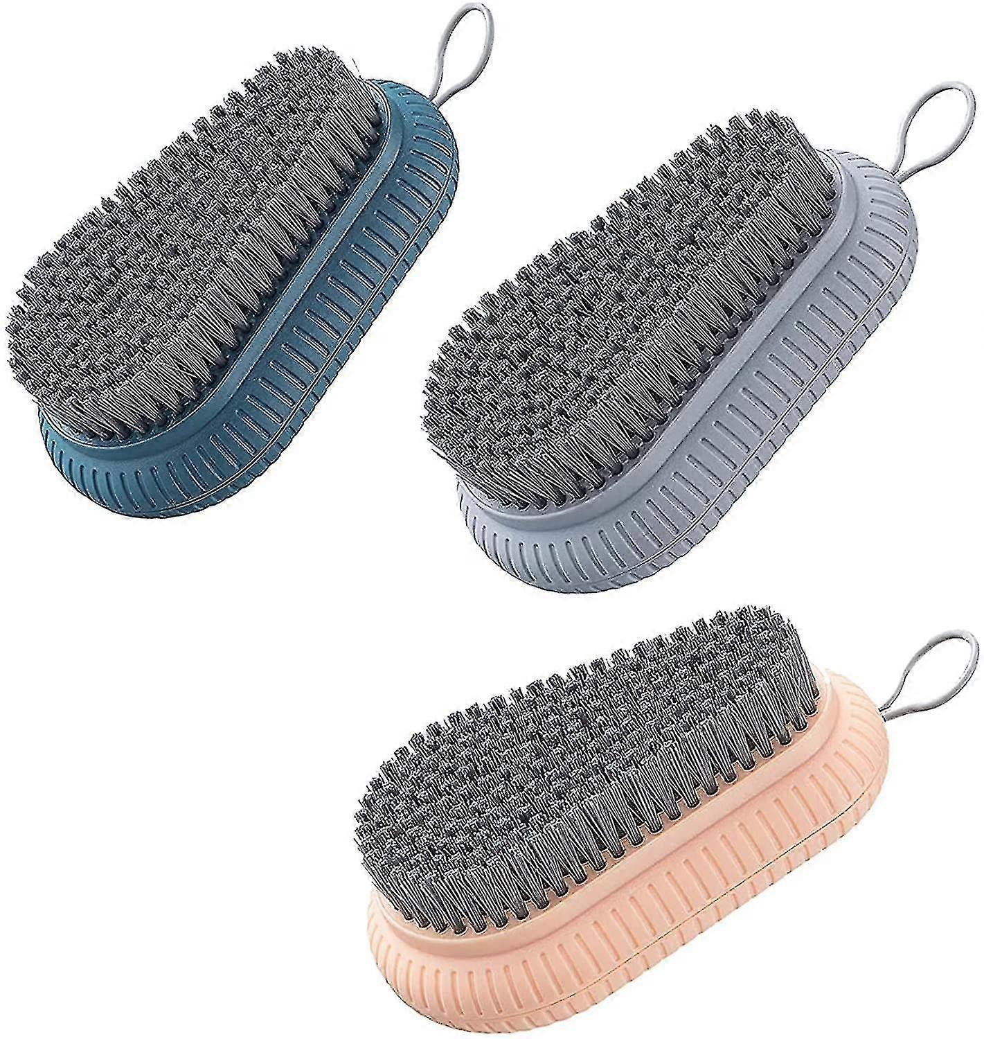 3pcs Laundry Brush,scrub Brush,quality Soft Laundry Clothes Shoes Scrubbing