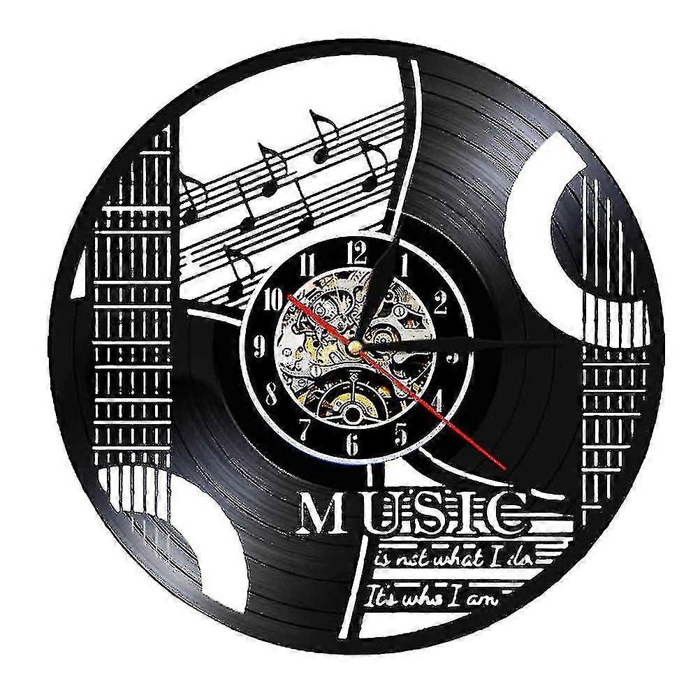 Musical Note Instrument Wall Clock