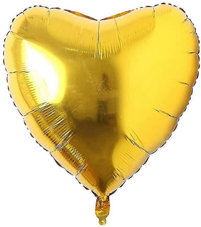 32 بوصة كبيرة الوردي الأحمر القلب العملاق بالون لعيد ميلاد حفل زفاف الديكور (القلب الذهبي)