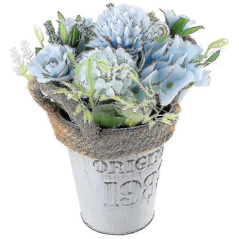 Artificial Hydrangea Decorative Fake Flower Simulated Hydrangea Fake Flower Decor