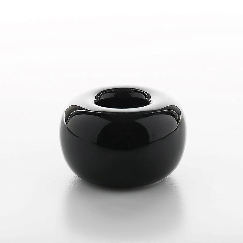 2pcs Mini Ceramics Handmade Couple Toothbrush Holder Stand