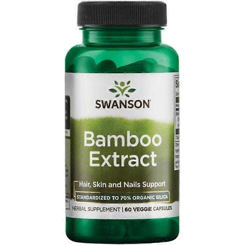 Swanson Bamboe Extract Capsules 60