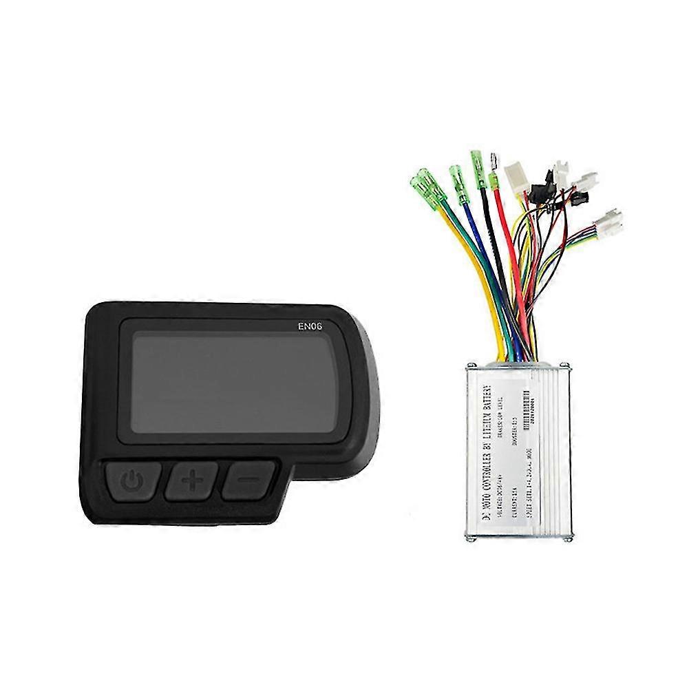 Electric Bicycle Scooter 36v 48v 250w 350w 22a 6 Tube Brushless Controller En06 Led Display With Us