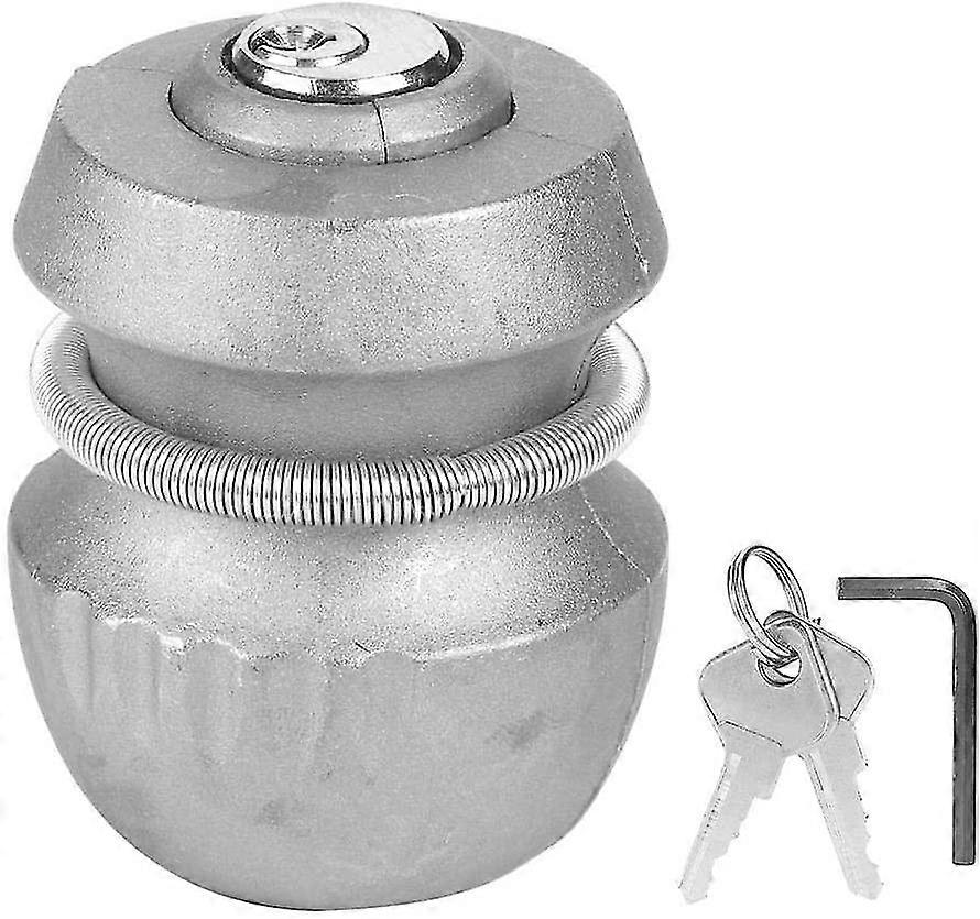 Ball Lock Trailer Lock,trailer Hitch Universal Hitchlock With 2 Keys