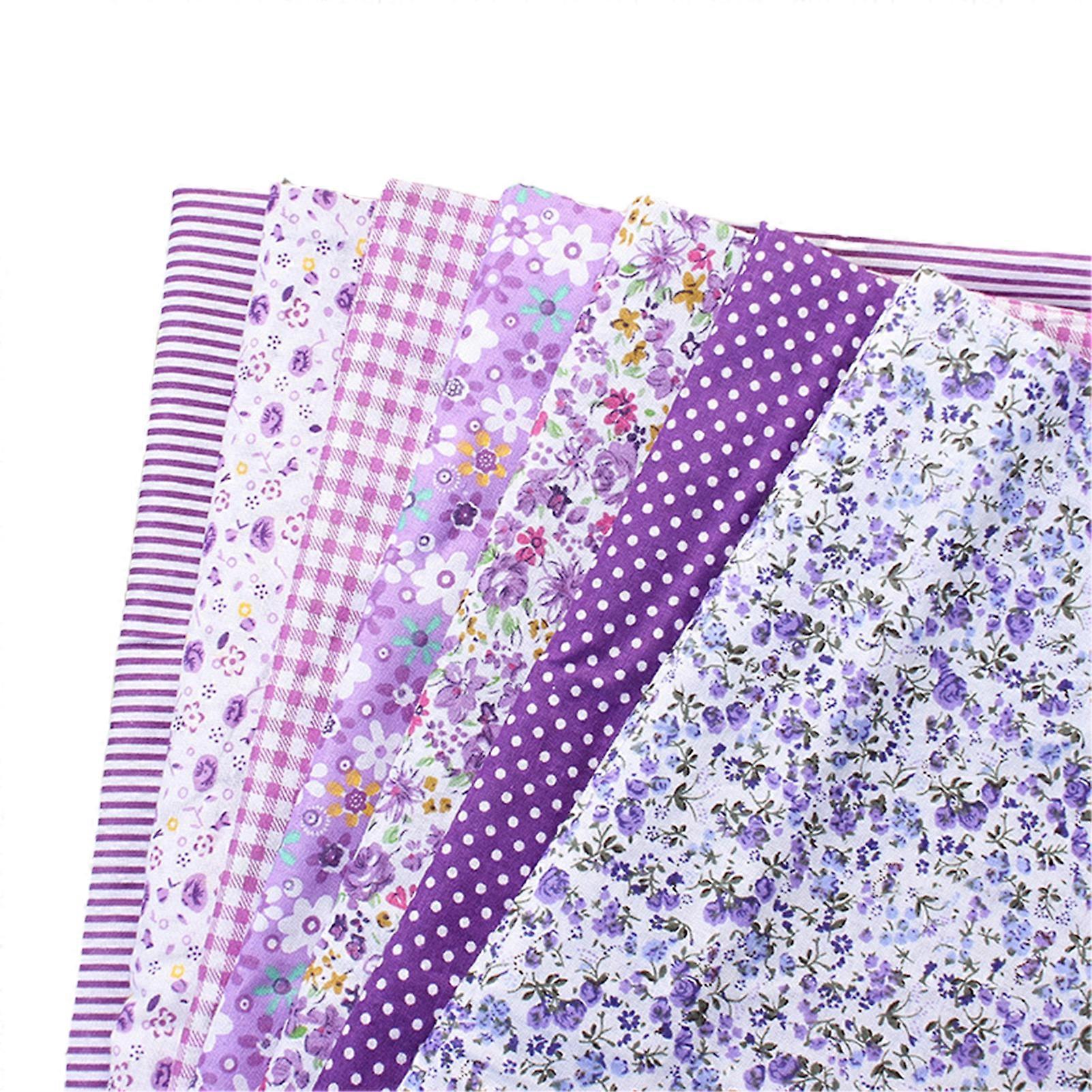 1 Set Patchwork Cloth Smooth Surface No Odor Cotton Wrapping Sewing Craft Cloth for Home