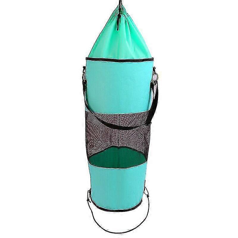 Ship Garbage Bag Yacht Kayak Garbage Bag Breathable Mesh Bag - Blue