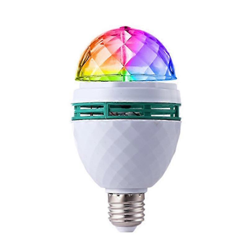 3w E27 Rgb Triangle Light Bulbs Color Changing Crystal Ball Effect Dj Led