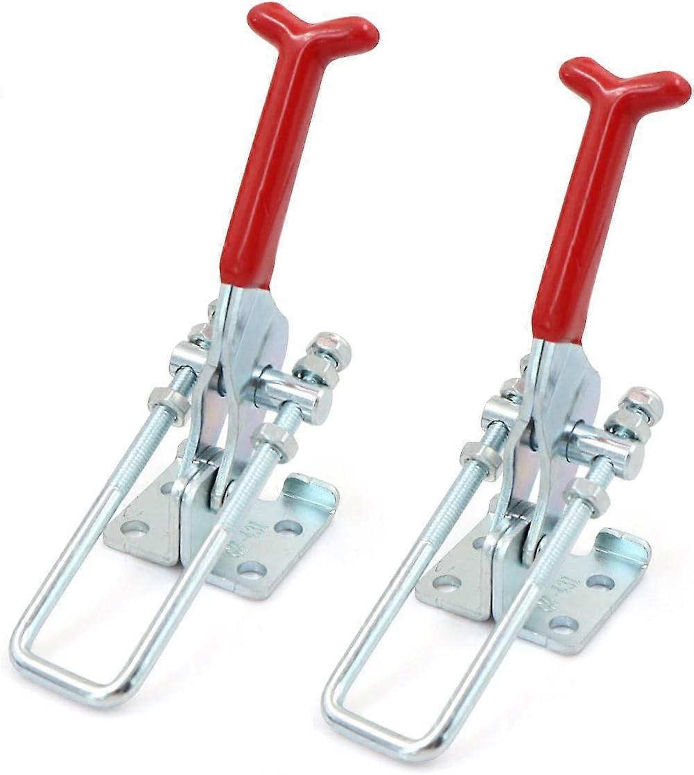 2pcs Toggle Clamp Horizontal Toggle Clamp Lever Toggle Latch Box Lock Cap.G