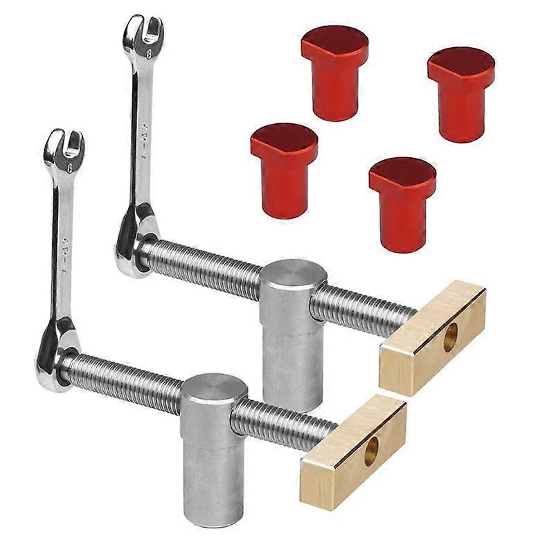 Woodworking Bench Dog with Bench Dog Stop Sets, Clip Clamp Fixture Vise Joinery Carpenter Tools(19M