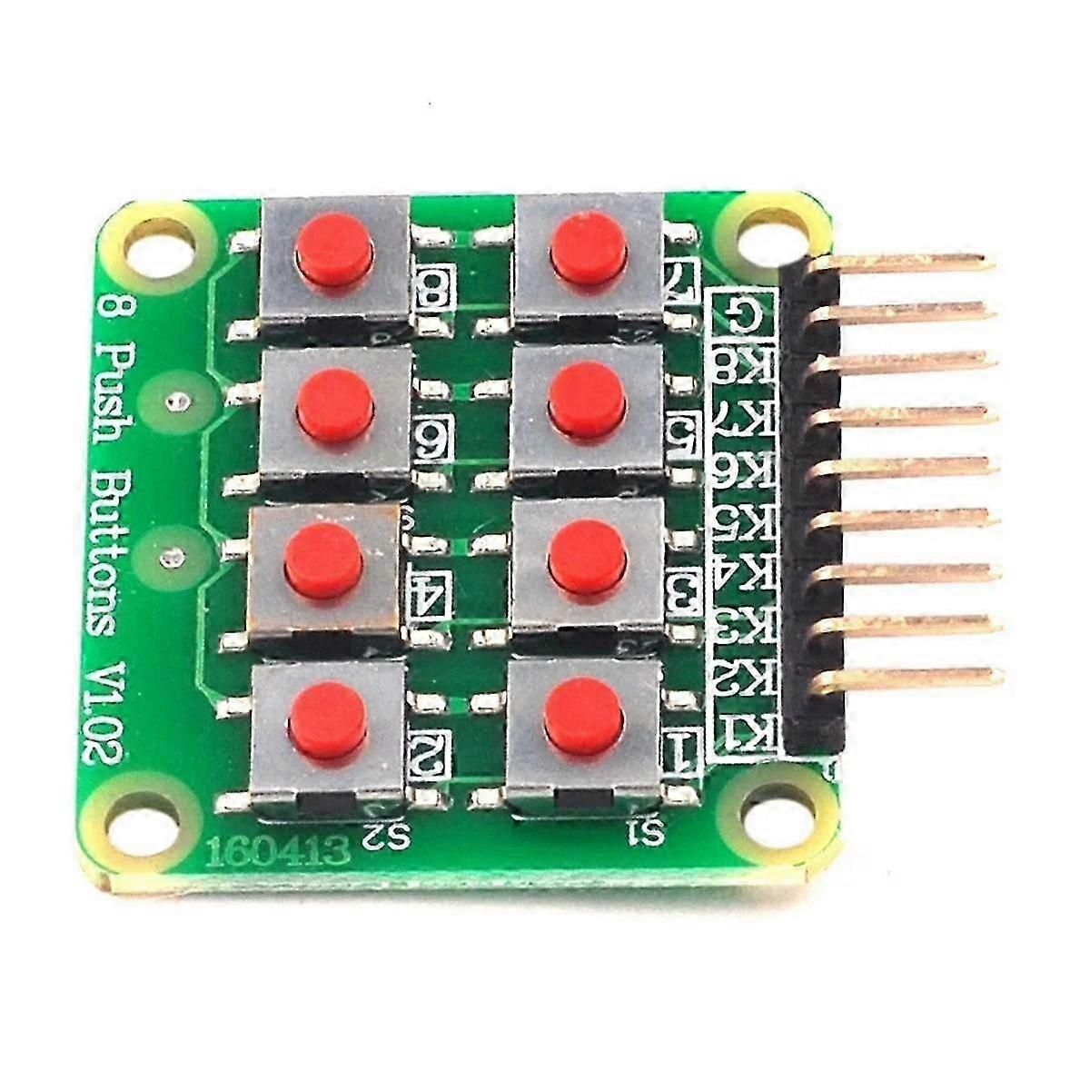 2x4 Keypad 4x2 Keypad 8 Push Buttons Key Board Matrix Keyboard Button ...