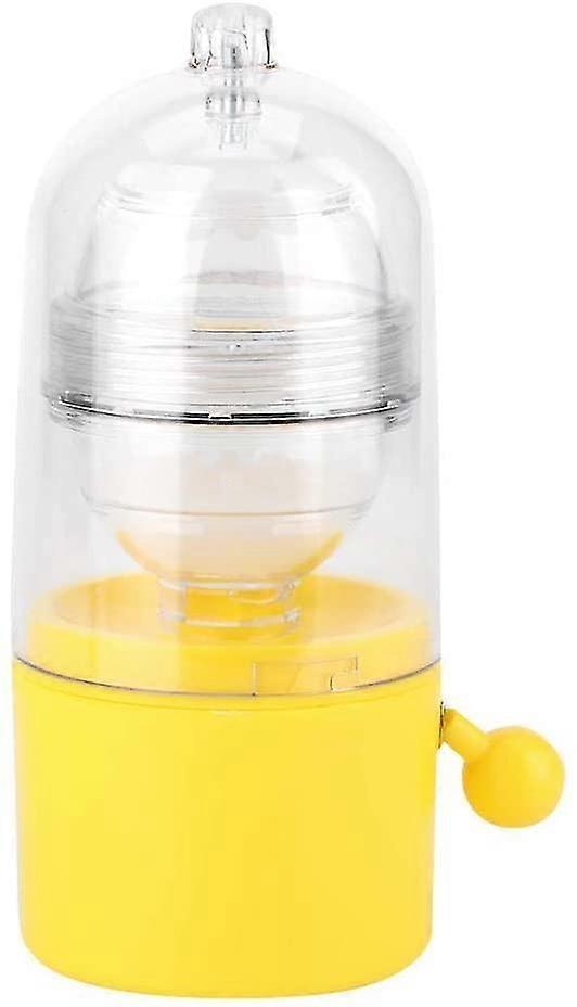 Egg Scrambler Silicone Shaker Whisk Hand Powered Golden Egg Maker With Pulling