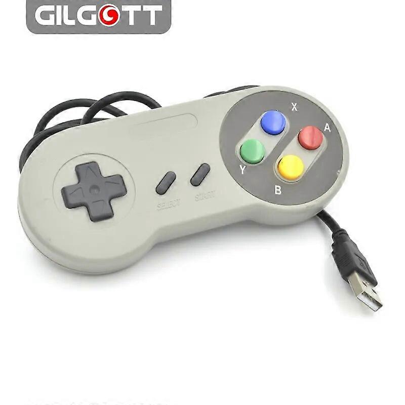 Snes USB Classic Controller Joypad pour PC/MAC Super Nintendo Games