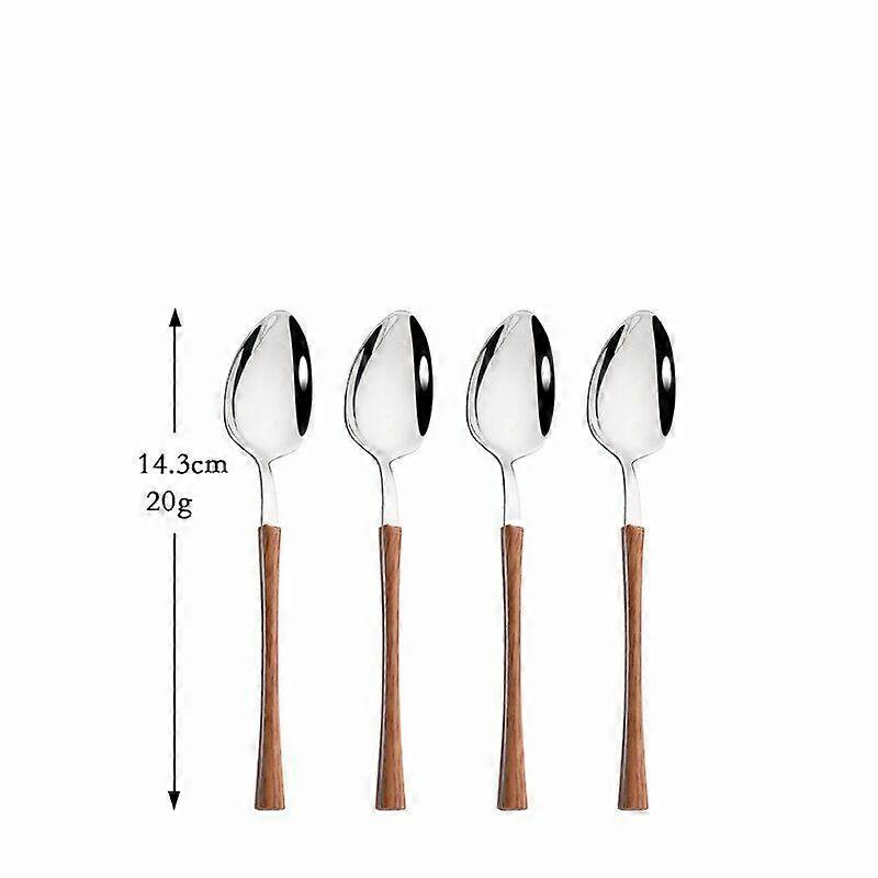 Acier inoxydable Western Food Silverware Knife Fork Teaspoon Flatware Couverts Set