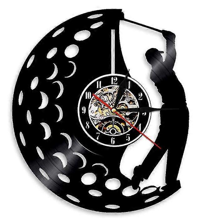 Golf Vinyl Record Væg ur