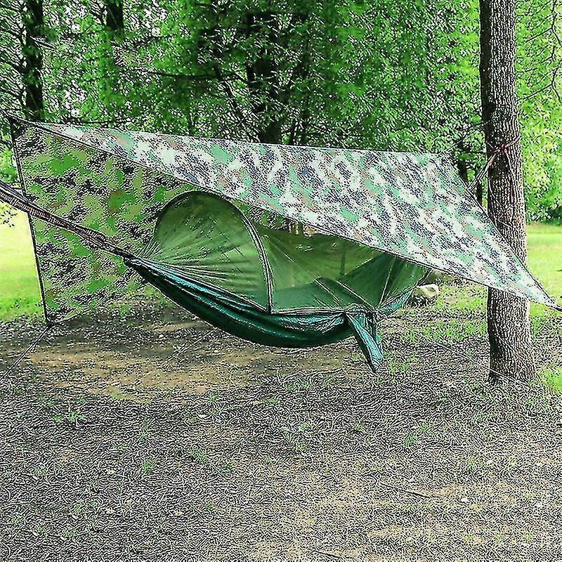 Hammock With Mosquito Net Swing, Outdoor Camping Waterproof Hammock, Sunshade Canopy Automatic Quick-opening Hammock Set