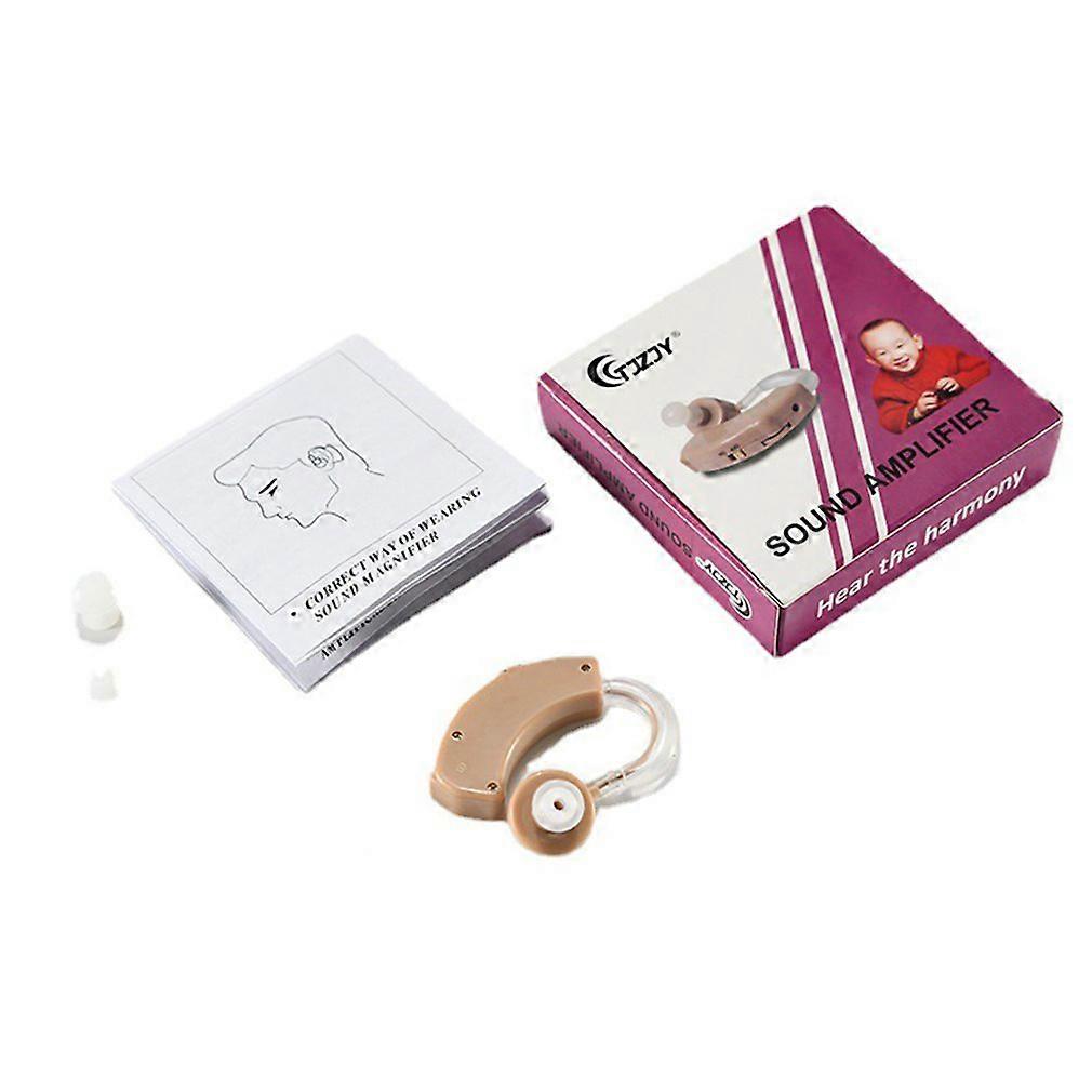 Hearing-aid Portable Ear Mounted Amplifying Hearing Aid Clear Sound Quality Sound Amplifier Single Key Operation