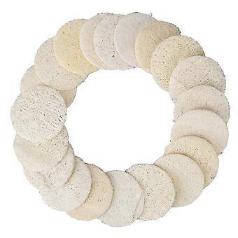 Exfoliating Loofah Facial Scrubber 20pcs Gentle Cleansing Makeup Remover Brush