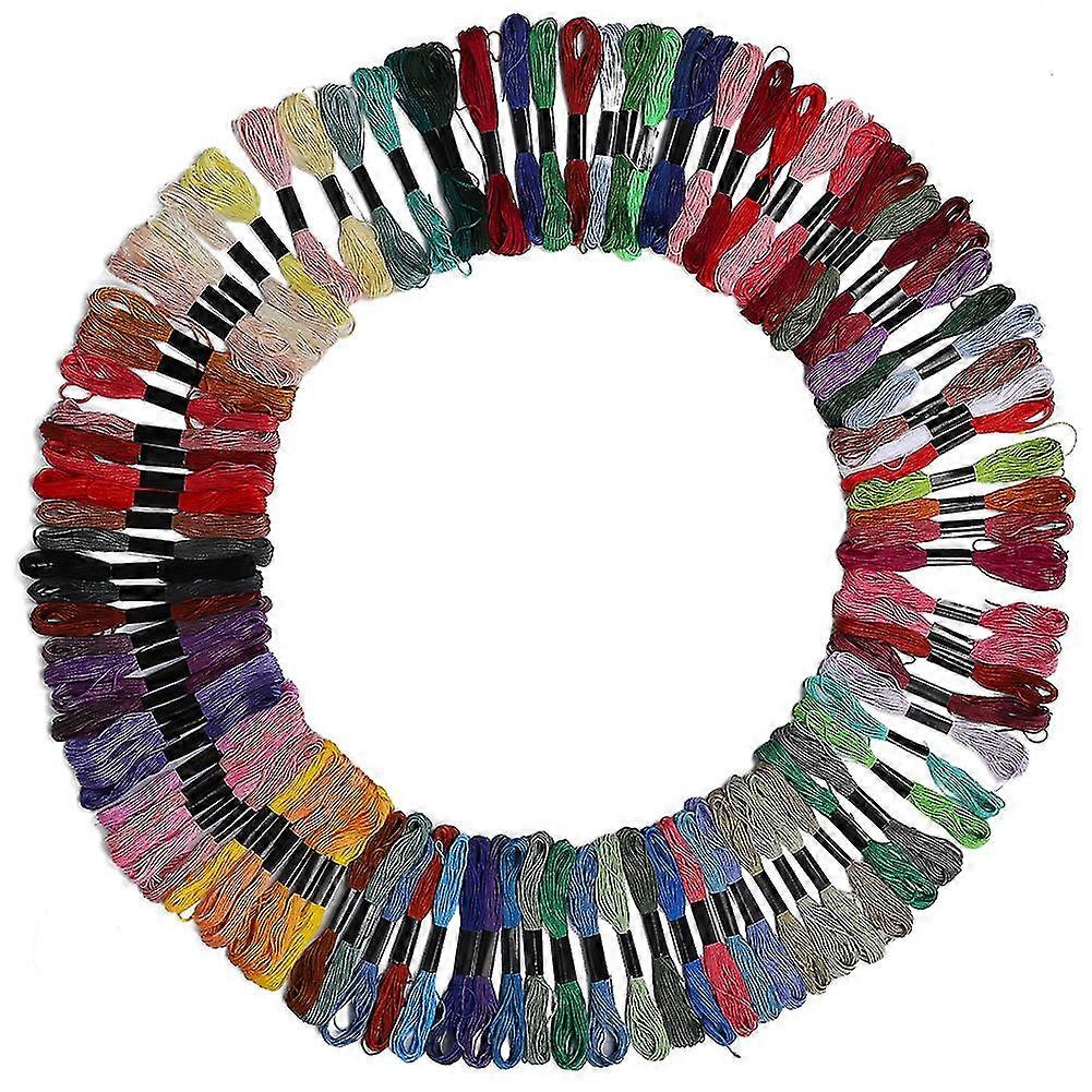 100 Colors  Polyester-Cotton Cross Stitch Skeins - DIY Sewing Tools