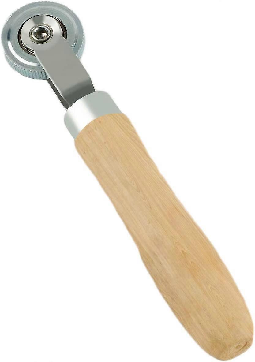 Tire Patch Wooden Handle Repair Dia Roller Tool 3.5
