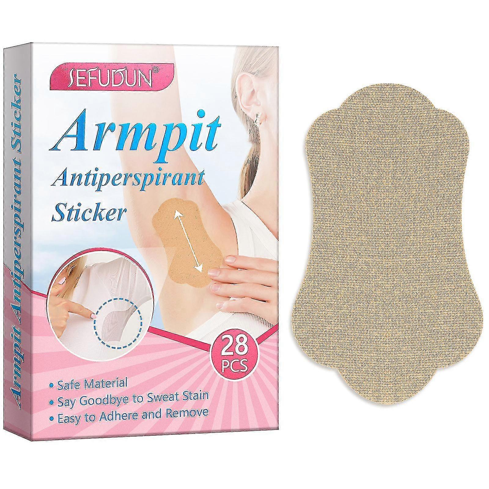 Underarm Sweat Absorbing Pad Durable And Effective Sweat Underarm Invisible Sweat Absorbing Comfortable And Relaxing Sweat Stick-28pcs