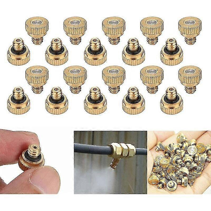 20er Pack Messing-Nebeldüsen, Zerstäuber für das Kühlsystem0,3-mm-Düse - SNNGV