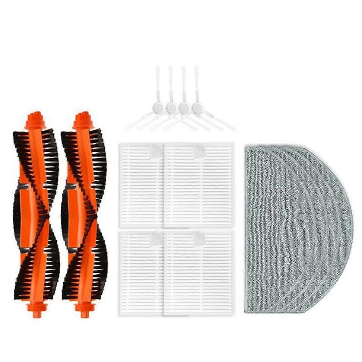 For Robot Vacuum E10 E12 E10C Replacement Spare Parts Accessories Side Brush Hepa Filter Mop Cloth