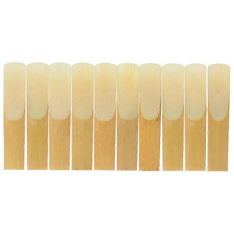 10 pack Pieces Saxophone Reeds Strength 1.5 3.0 Bamboo Reeds for Bb Tenor Saxophone Woodwind Instruments Parts & Accessories