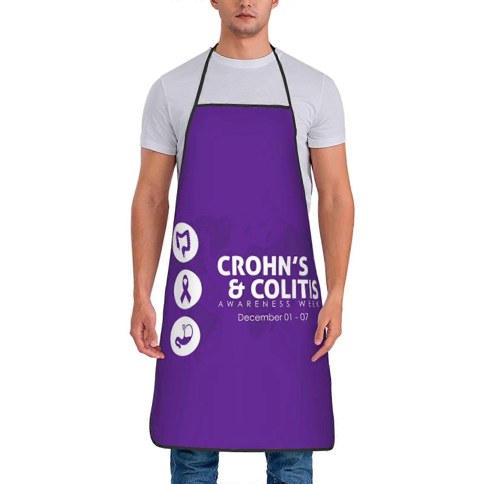 شهر التوعية بمرض كرون والتهاب القولون ساحة مقاومة للماء مطبخ منزلي طبخ خبز ساحة البستنة للنساء والرجال 3