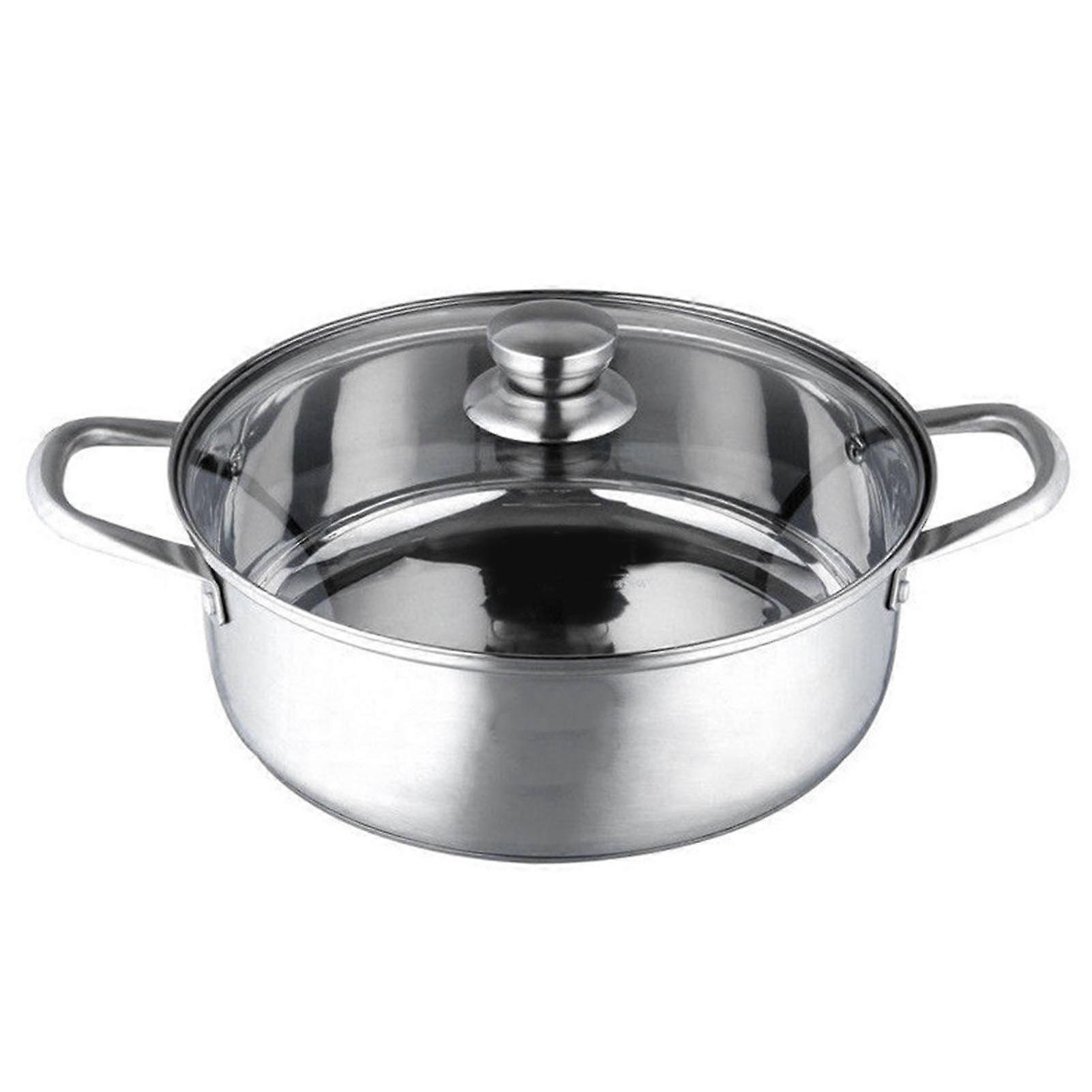 Casserole universelle en acier inoxydable avec couvercle 11,8 pouces