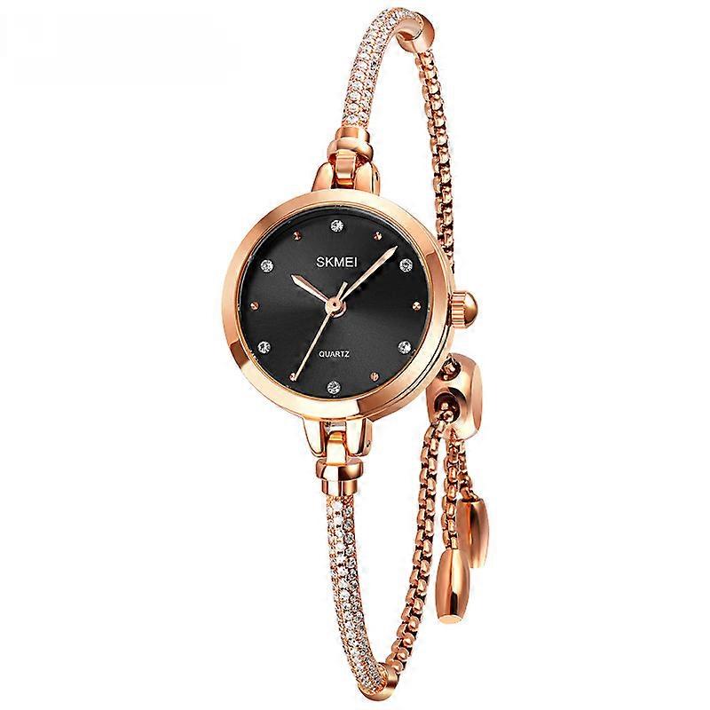 Watch Ladies Analog Quartz Watch Inlaid Diamond Bracelet