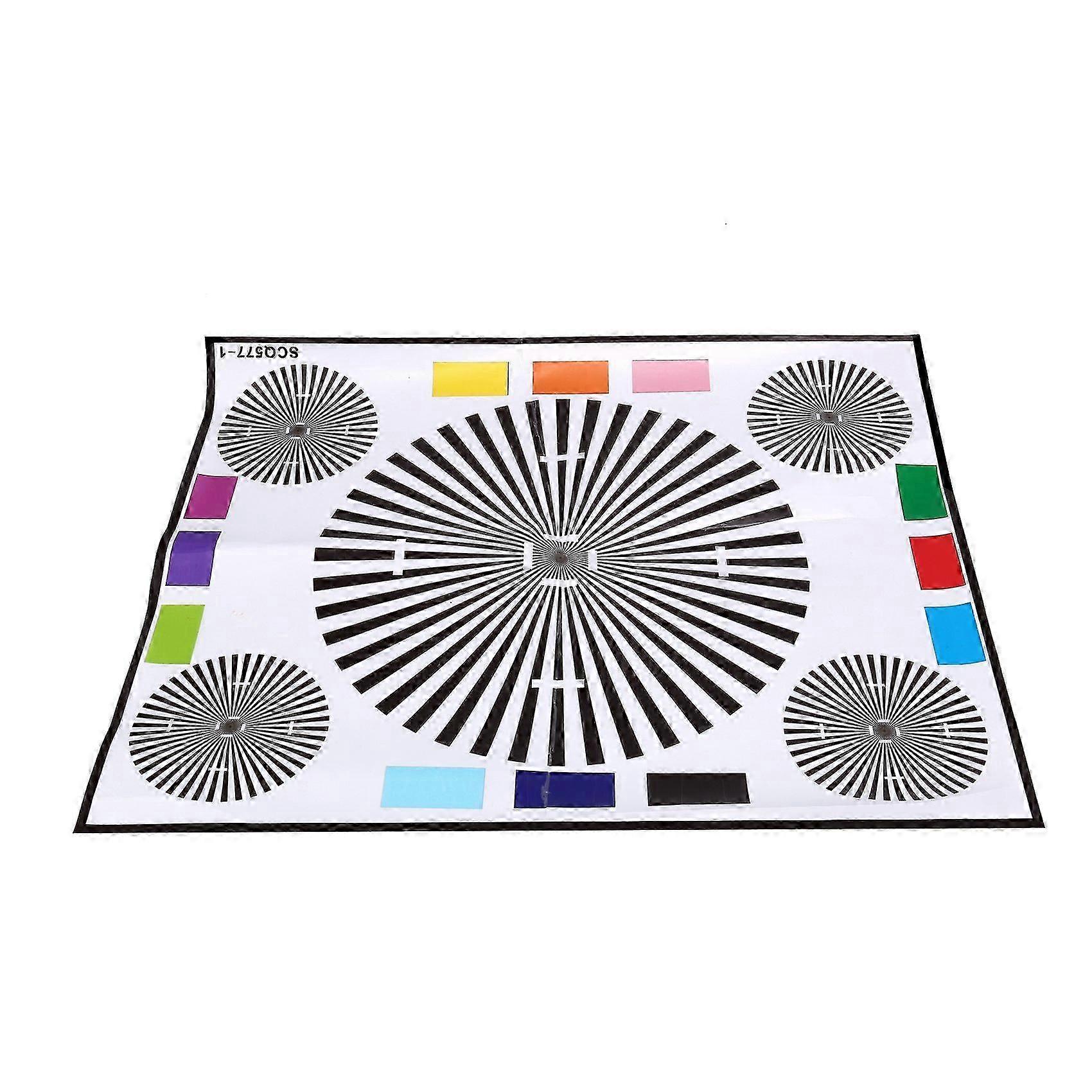 Objectif de l’appareil photo Focus Test Monitor Focus Map/Test Map 40X30cm