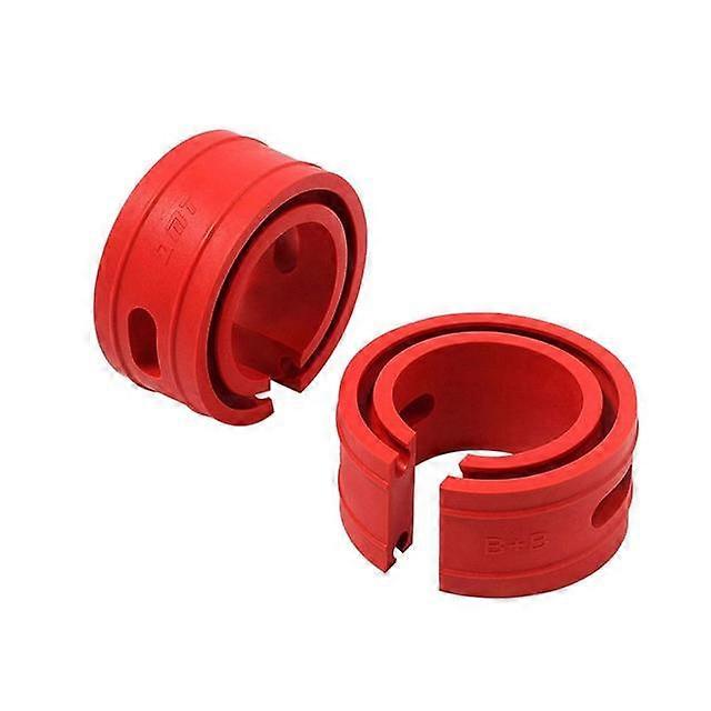 2PC Red Color Car Shock Absorber Power Auto Buffers Cars Cushion Suspension Buffers Car Shock Absorber Spring Bumper Power