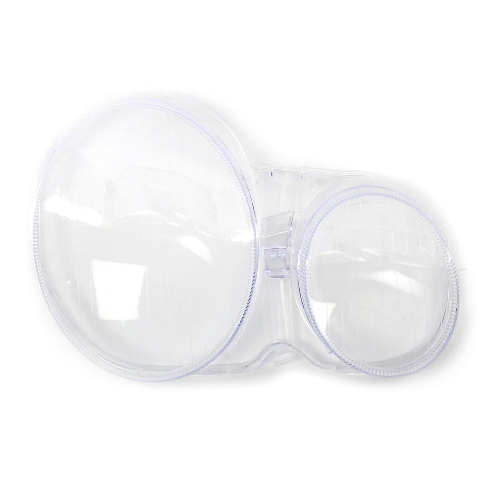 Headlight Lens Cover, Chrome Bezel Projector Halogen Headlight Replacement for Mercedes-Benz E300D E320 E420 E430 E55