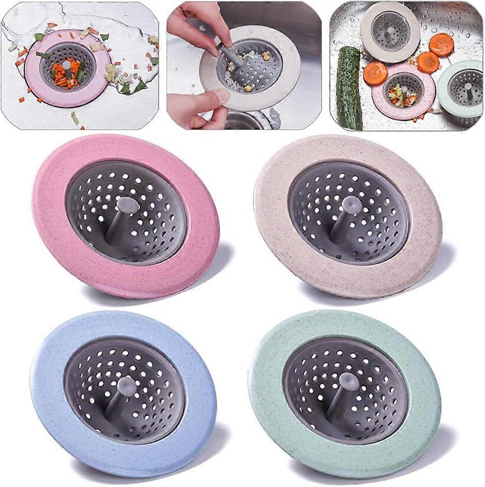 (4 pieces) Strainer Basket Strainer Bathroom strainer Strainer Drain plug Sink plug Kitchen plug