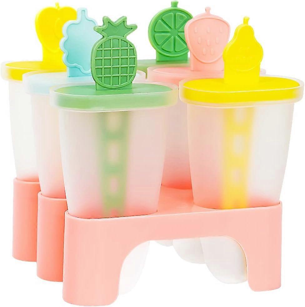 Ice cream molds, set of 6 family ice cream molds, popsicle molds, popsicle molds, popsicle molds, DIY sorbet molds, Glas kids popsicle molds made of h