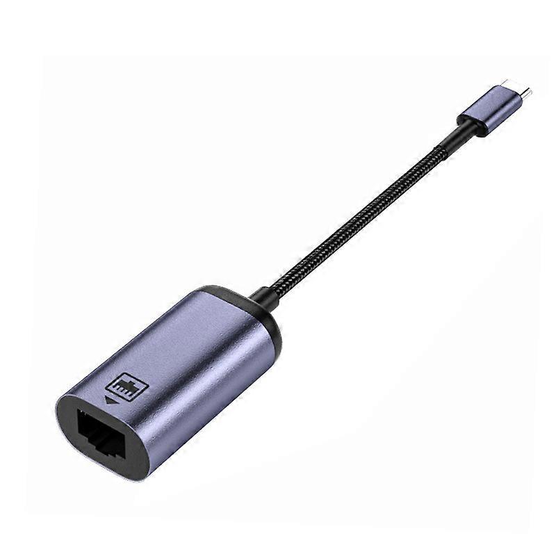 USB Type C 3.1 RJ45 LAN Ethernet Converter Adapter USBC to 100/1000M Gigabit External Wired Network Plug for MacBook Win 7/8/10