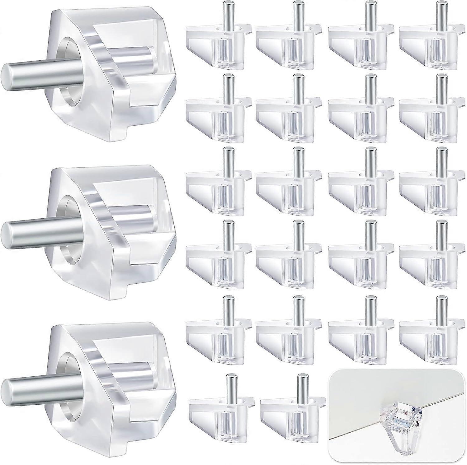 3 Millimeters or 1/8 Inch Shelf Support Peg Clear Plastic Support Small Cabinet Shelf Pins Replacement Peg Cabinet Shelf Supports Pins Shelf Holder Pi