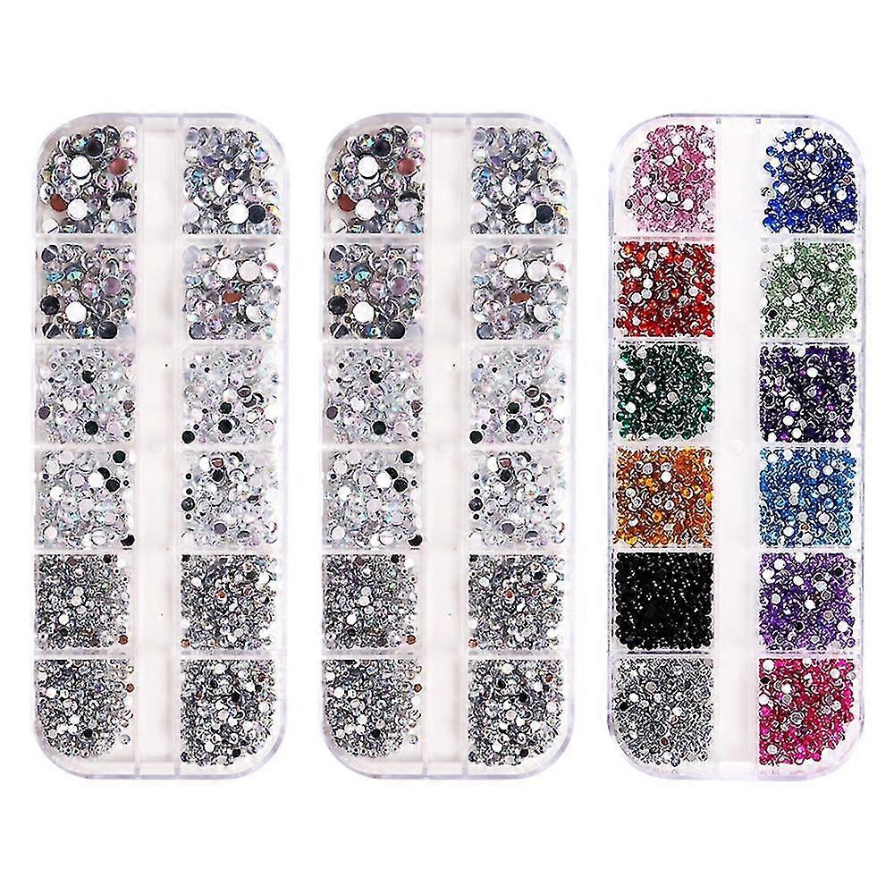Crystal Nail Art Mixed Flatbacks Rhinestones