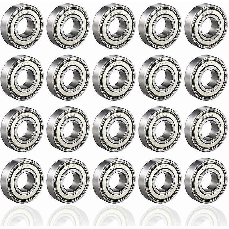 מוצרים חדשים בשנת 2025,608zz מיסבים כדוריים, Abec 7, 20pcs מיסבים מהירים מיסבים כדוריים איכותיים עבור רולר, סקייטבורד, לונגבורד, Waveboard, 8 x 22 x 7m