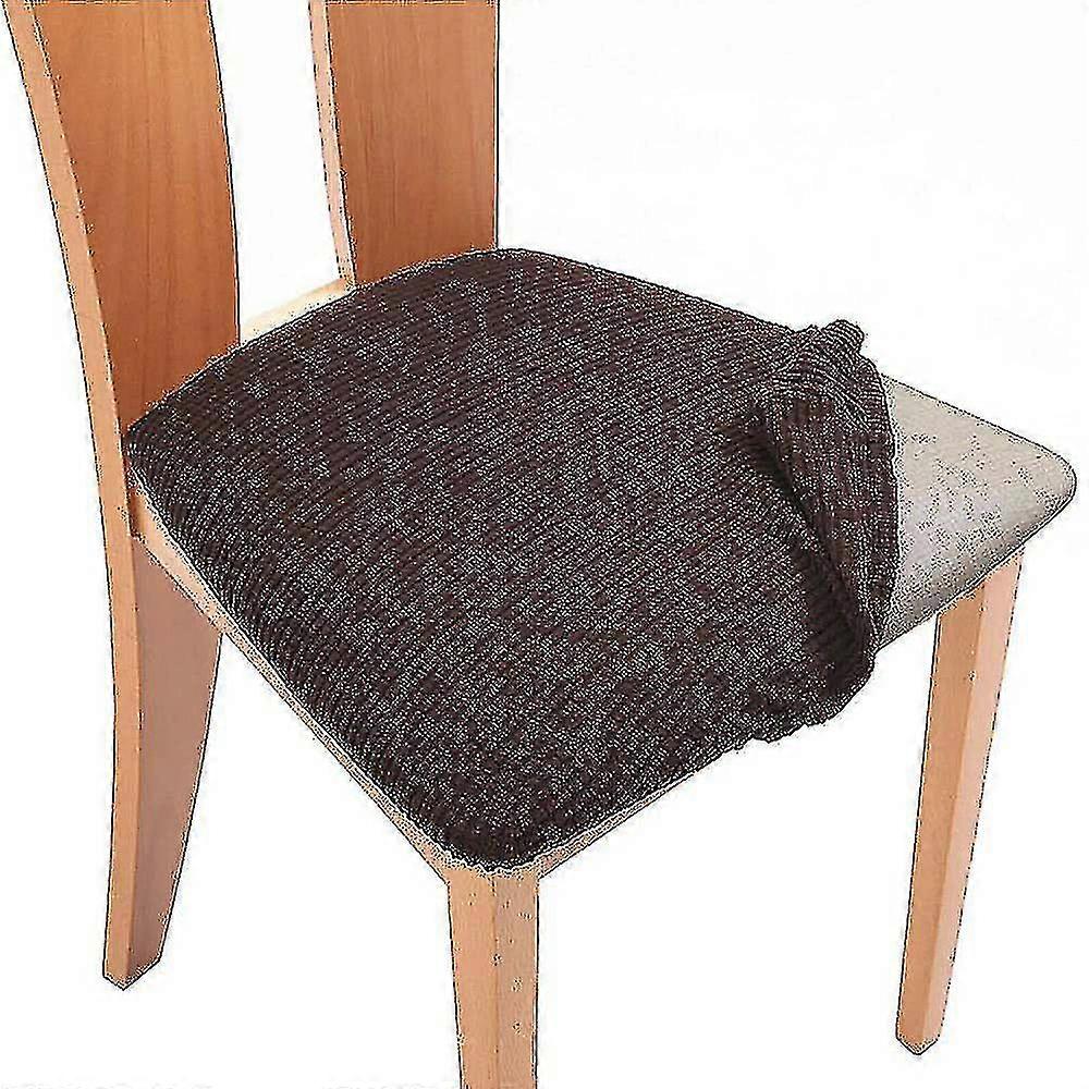 ダイニングルームチェアシートカバー家具ジャカード保護クッションスリップカバー
