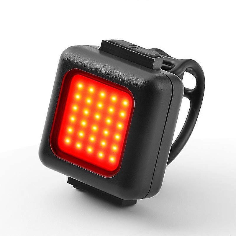 Bicycle Front Rear Mini LED Light Set USB Rechargeable Cycling Headlight Taillight Light COB Lamp Bead Waterproof Bike Lamp
