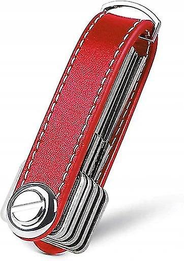 Can Hold 10-12 Keys, Portable Fashion Leather Keychain