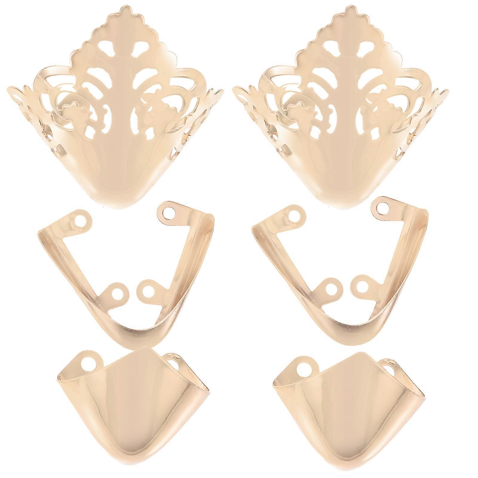 2 Pairs of Tip Covers Shoes Protector Heel Replacement Tips Heel Protectors For Boots