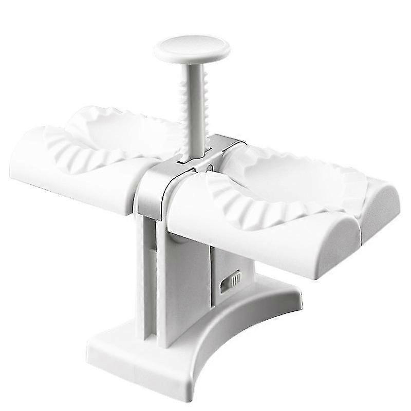 dobbelt hode automatisk dumpling maker husholdning stål dumpling trykk maskin