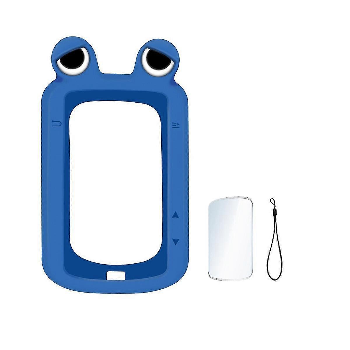 Silicone Protective Case for BSC200 BSC300 with Screen Protector Cycling Computer Case Blue